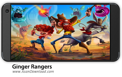 دانلود Ginger Rangers v3.8 - بازی موبایل تفنگداران گینگر + نسخه بی نهایت