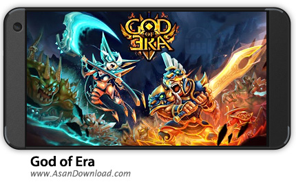 دانلود God of Era: Epic Heroes War v0.1.32 - بازی موبایل نبرد قهرمانان + نسخه بی نهایت