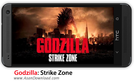 دانلود Godzilla: Strike Zone v1.0 - بازی موبایل گودزیلا: اعتصاب منطقه + دیتا