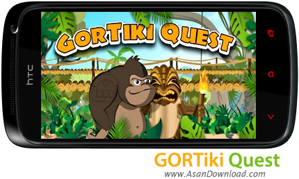 دانلود بازی GorTiki Quest v1.0 - بازی موبایل رویاهای گوریل