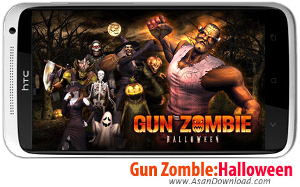 دانلود Gun Zomble:Halloween - بازی موبایل حمله زامبی ها در شب هالووین