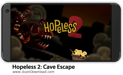 دانلود Hopeless 2: Cave Escape v1.1.09 - بازی موبایل فرار از غار + نسخه بی نهایت