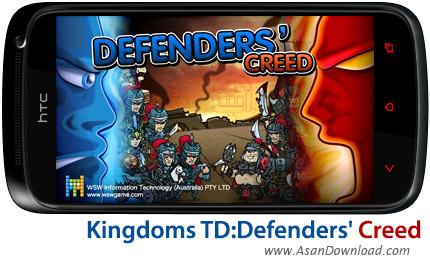 دانلود Kingdoms TD:Defenders' Creed v1.1.8 - بازی موبایل دفاع از سرزمین پادشاهی
