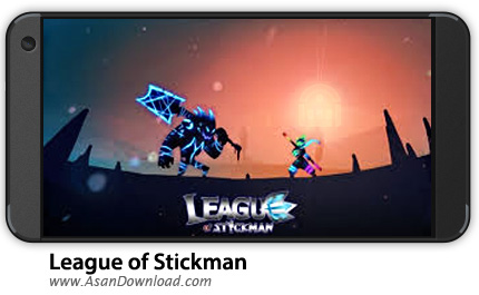 دانلود League of Stickman v2.0.0 - بازی موبایل اتحاد استیکمن + نسخه بی نهایت