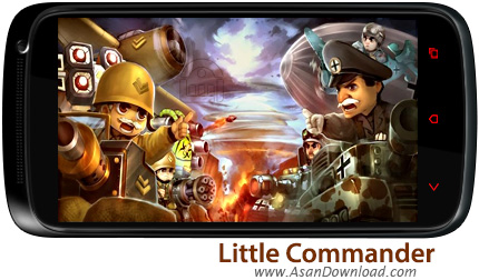 دانلود Little Commander - WWII TD v1.5.2 - بازی موبایل فرمانده کوچک