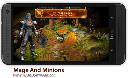 دانلود Mage And Minions v1.0.57 - بازی موبایل RPG مبارزه با بیگانگان + نسخه بینهایت