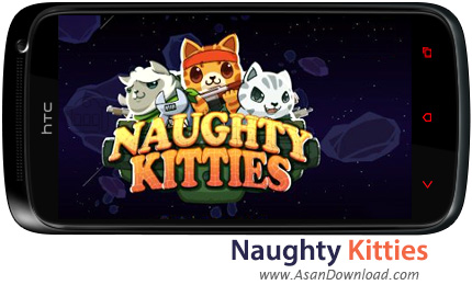 دانلود Naughty Kitties v2.0.8 - بازی موبایل گربه های مهاجم