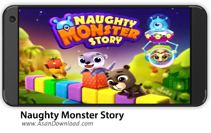 دانلود Naughty Monster Story v1.6.0 - بازی موبایل هیولای بد ذات + نسخه بی نهایت