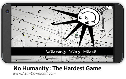 دانلود No Humanity - The Hardest Game v5.4.7 - بازی موبایل بی رحم : سخت ترین بازی + نسخه بی نهایت