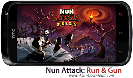 دانلود Nun Attack: Run & Gun v1.0.0 - بازی موبایل حمله به راهبه ها