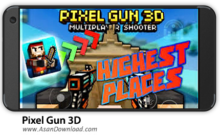 دانلود Pixel Gun 3D v11.1.1 - بازی موبایل تفنگداران پیکسلی + نسخه بی نهایت + دیتا