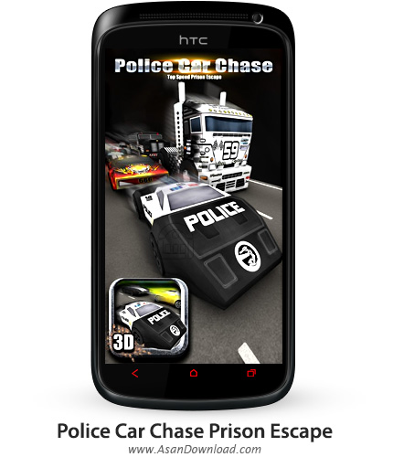 دانلود Police Car Chase Prison Escape v1.6 - بازی موبایل تعقیب و گزیز