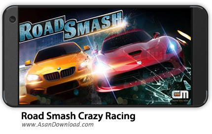 دانلود Road Smash: Crazy Racing! v1.8.50 - بازی موبایل مسابقات دیوانه وار اتومبیل ها
