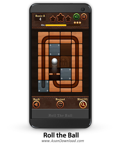 دانلود Roll the Ball: slide puzzle v1.6.1 - بازی موبایل حرکت توپ + نسخه بی نهایت