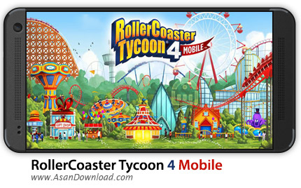 دانلود RollerCoaster Tycoon 4 Mobile v1.8.3 - بازی موبایل رولرکستر مدیریت شهر بازی + دیتا + نسخه بینهایت
