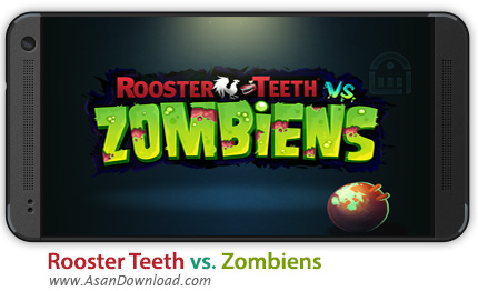 دانلود Rooster Teeth vs. Zombiens v1.1.0 - بازی موبایل مبارزه با زامبی ها و خروس + دیتا