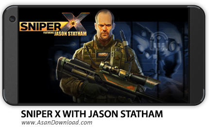 دانلود SNIPER X WITH JASON STATHAM v1.4.2 - بازی موبایل تک تیراندازی با جیسون استیتهام + نسخه بی نهایت