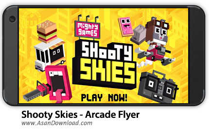 دانلود Shooty Skies - Arcade Flyer v1.801.5482 - بازی موبایل خلبان کوچک + نسخه بی نهایت
