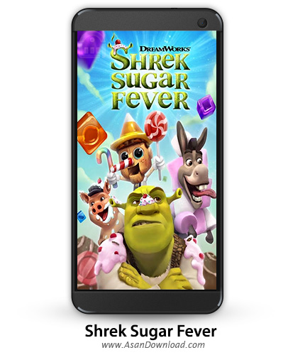 دانلود Shrek Sugar Fever v1.10.2 - بازی موبایل شرک و شیرینی ها + نسخه بی نهایت