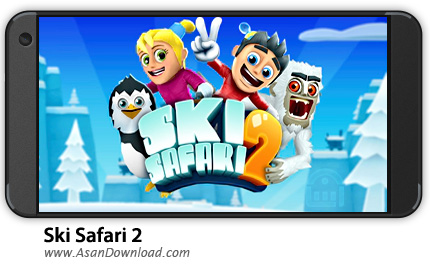 دانلود Ski Safari 2 v1.3.2.1103 - بازی موبایل اسکی سافاری 2 + نسخه بی نهایت