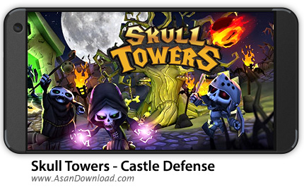 دانلود Skull Towers - Castle Defense v0.2.0 - بازی موبایل برج دفاعی + نسخه بی نهایت