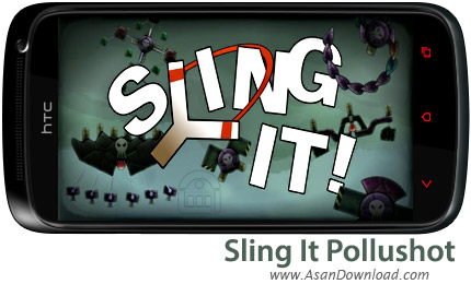 دانلود Sling It Pollushot 2 v1.0.28 - بازی موبایل نبرد با ربات های مخرب