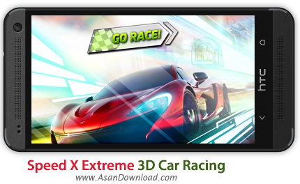 دانلود Speed X Extreme 3D Car Racing v1.2 - بازی موبایل مسابقات اتومبیل رانی + دیتا