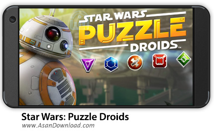 دانلود Star Wars: Puzzle Droids v1.1.27 - بازی موبایل جنگ ستارگان + نسخه بی نهایت + دیتا