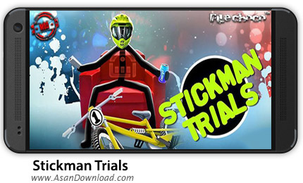 دانلود Stickman Trials v2.2.2 - بازی موبایل دوچرخه سواری چالش برانگیز آدمک + دیتا
