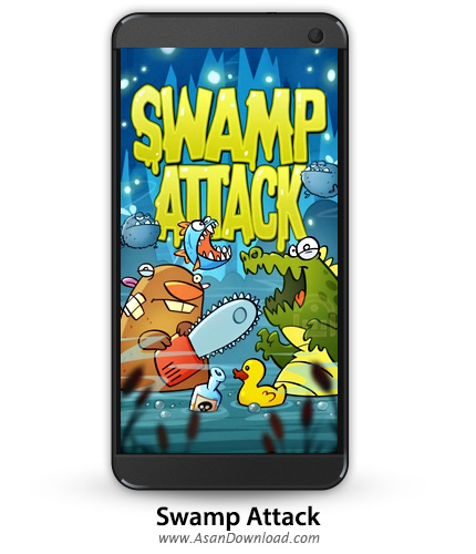 دانلود Swamp Attack v2.1.5 - بازی موبایل نابودی حیوانات برکه + نسخه بی نهایت