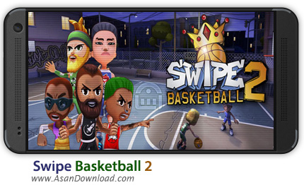 دانلود Swipe Basketball 2 v1.1.7 - بازی موبایل بسکتبال سوایپ 2 اندروید + دیتا + نسخه بینهایت