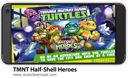 دانلود TMNT: Half-Shell Heroes v1.0 - بازی موبایل لاک پشت های نینجا + دیتا
