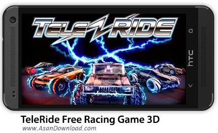 دانلود TeleRide Free Racing Game 3D v1.1.18 - بازی موبایل مسابقات اتومبیل رانی ماشین های جنگی + دیتا