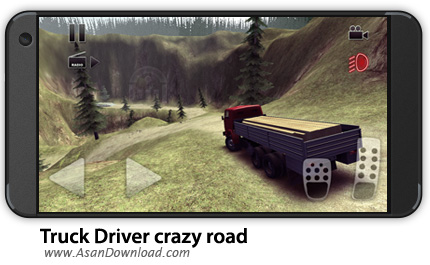 دانلود Truck Driver crazy road v1.13b - بازی موبایل هدایت کامیون درجاده ها + دیتا