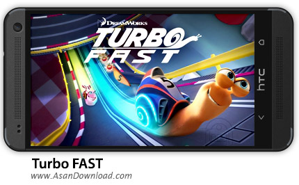 دانلود Turbo FAST v2.0.2 - بازی موبایل مسابقه حلزون های تندرو + دیتا