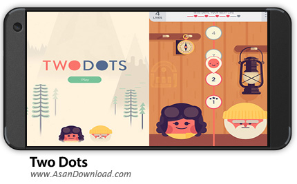 دانلود Two Dots v2.10.1 - بازی موبایل پازل دو نقطه + نسخه بی نهایت