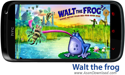 دانلود walt the frog v1.0.0 - بازی موبایل والت و شکار زنبورها بعلاوه گیم دیتای بازی