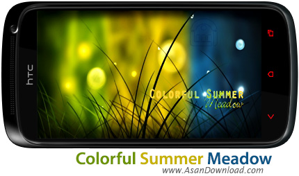 دانلود Colorful Summer Meadow v1.0.3 - لایووالپیپر علفزار برای اندروید