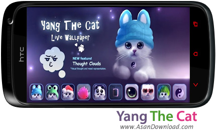 دانلود Yang The Cat v1.2.8 - لایووالپیپر گربه سفید