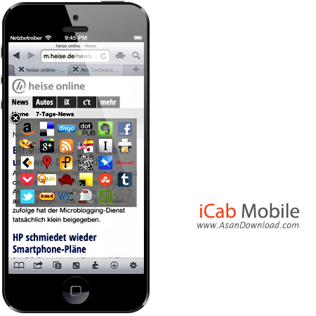 دانلود iCab Mobile (Web Browser) v6.8 - نرم افزار موبایل مرورگر وب