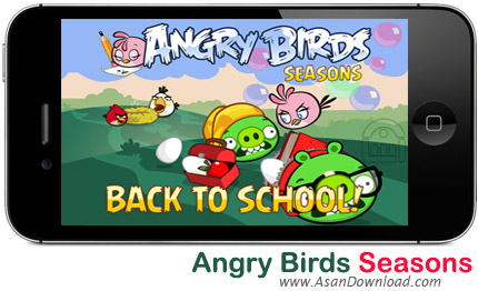 دانلود Angry Birds Seasons: Back to school v2.5.0 - بازی موبایل پرندگان خشمگین