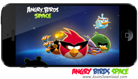 دانلود Angry Birds Space - بازی موبایل پرندگان خشمگین در فضا