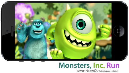 دانلود Monsters, Inc. Run - بازی موبایل فرار از کارخانه هیولاها بعلاوه گیم دیتای بازی