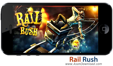دانلود Rail Rush v1.9.5 apk + v1.3 ipa - بازی موبایل جست و جوی طلا در معادن زیرزمینی