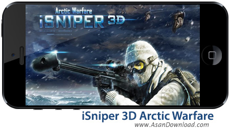 دانلود iSniper 3D Arctic Warfare - بازی موبایل تک تیر انداز افسانه ای بعلاوه گیم دیتای بازی (پول بی نهایت)