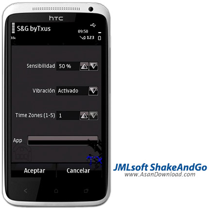 دانلود JMLsoft ShakeAndGo v1.02 - نرم افزار اجرای برنامه ها تنها با حرکت دادن گوشی 