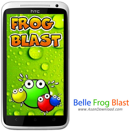 دانلود Belle Frog Blast v1.0 - بازی موبایل حمله قورباقه های رنگی