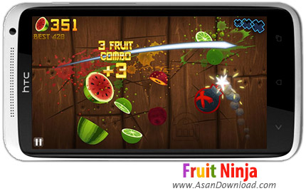 دانلود Fruit Ninja v1.6 - بازی موبایل تکه تکه کردن میوها