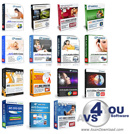 دانلود All AVS4YOU Software in 1 Installation Package v2.5.1.113 - مجموعه ای بی نظیر از نرم افزارهای شرکت AVS4YOU