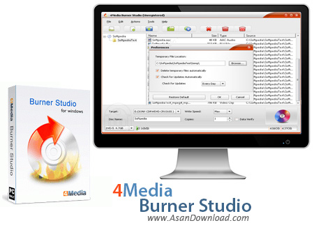 دانلود 4Media Burner Studio v1.0.62.0205 - نرم افزار رایت بی دردسر انواع لوح های فشرده